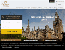 Tablet Screenshot of hotelbecquer.com